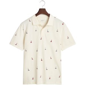 GANT Embroidered Boat Graphic Polo Shirt