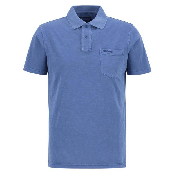 Barbour Pigment Dye Slub Polo Shirt