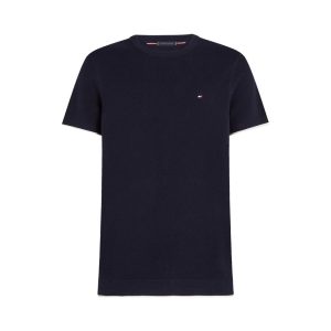 Tommy Hilfiger Desert Sky Tipped Structure Knitted T-Shirt