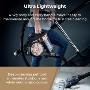 RXP10PET Multi-Cyclonic Cylinder Vacuum Cleaner