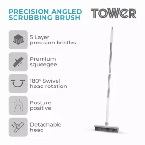 Precision Angled Scrubbing Brush
