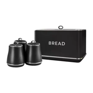 Renaissance Bread Bin & Set of 3 Canisters