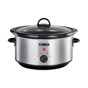 3.5 Litre Stainless Steel Slow Cooker