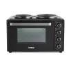 32 Litre Mini Oven with Hot Plates - Black
